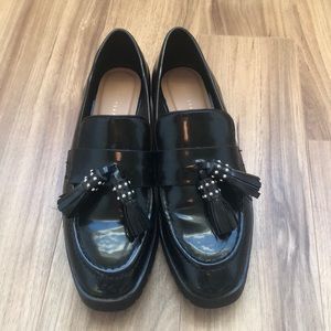 Zara black loafer